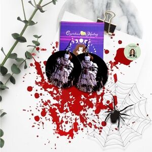 Pennywise Horror Con Earrings